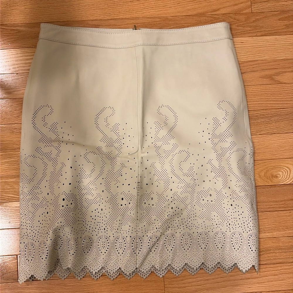 Tory Burch Leather Skirt